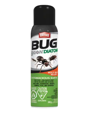Ortho Bug B Gon Diatom Diatomaceous Earth Multi Bug Killer Aerosol 340 g
