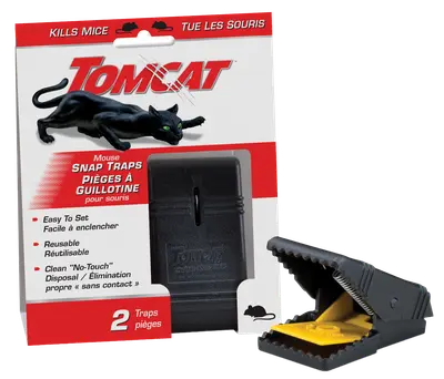 Tomcat Mouse Snap Traps 2-Pack