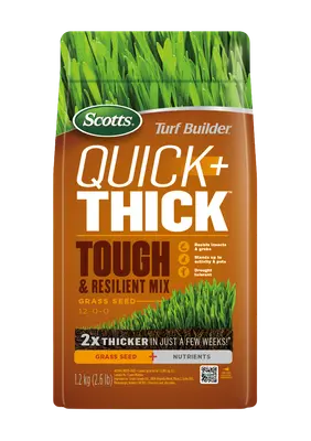 Scotts Turf Builder Quick + Thick Tough & Resilient Grass Seed Mix 1.2 kg