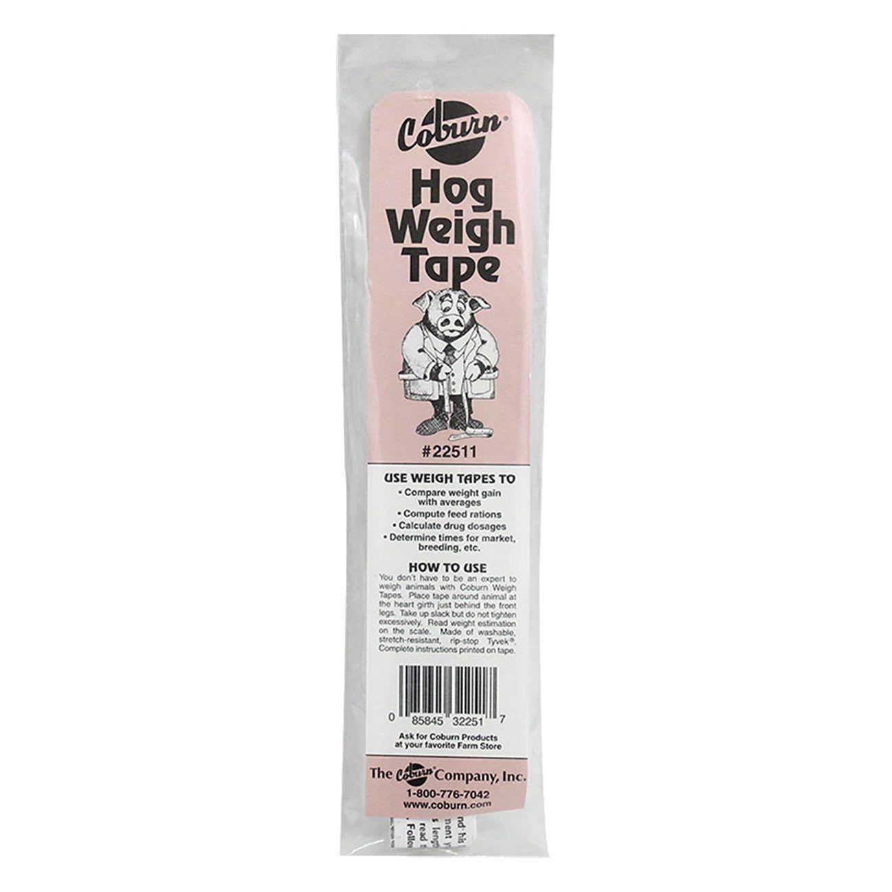 Coburn hog tape lbs