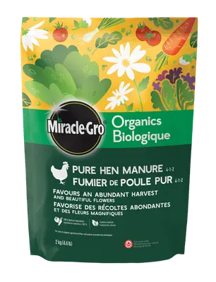 Miracle-Gro Organics Pure Hen Manure Plant Food 3-1-2 2 kg