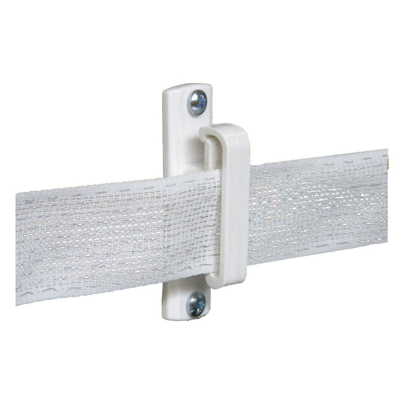 Patriot white wood post wide tape insulator (25 pack)