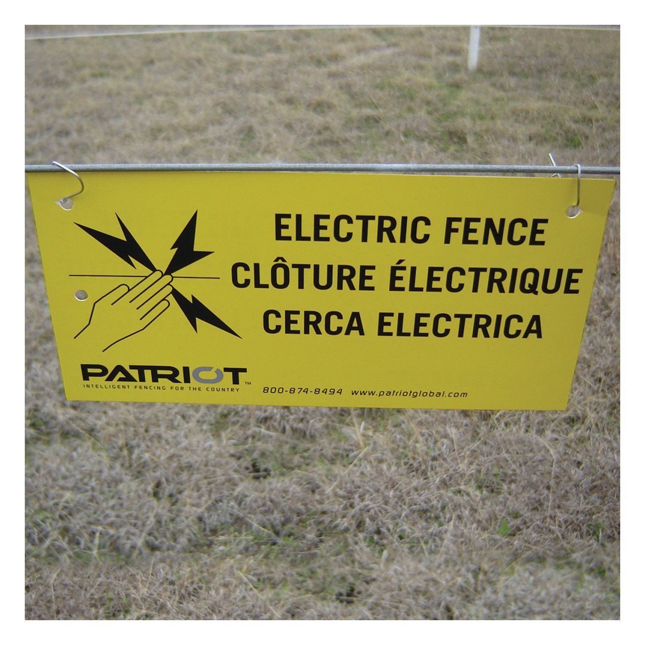 Patriot warning sign (8"x4"x40mil) (10 pack)