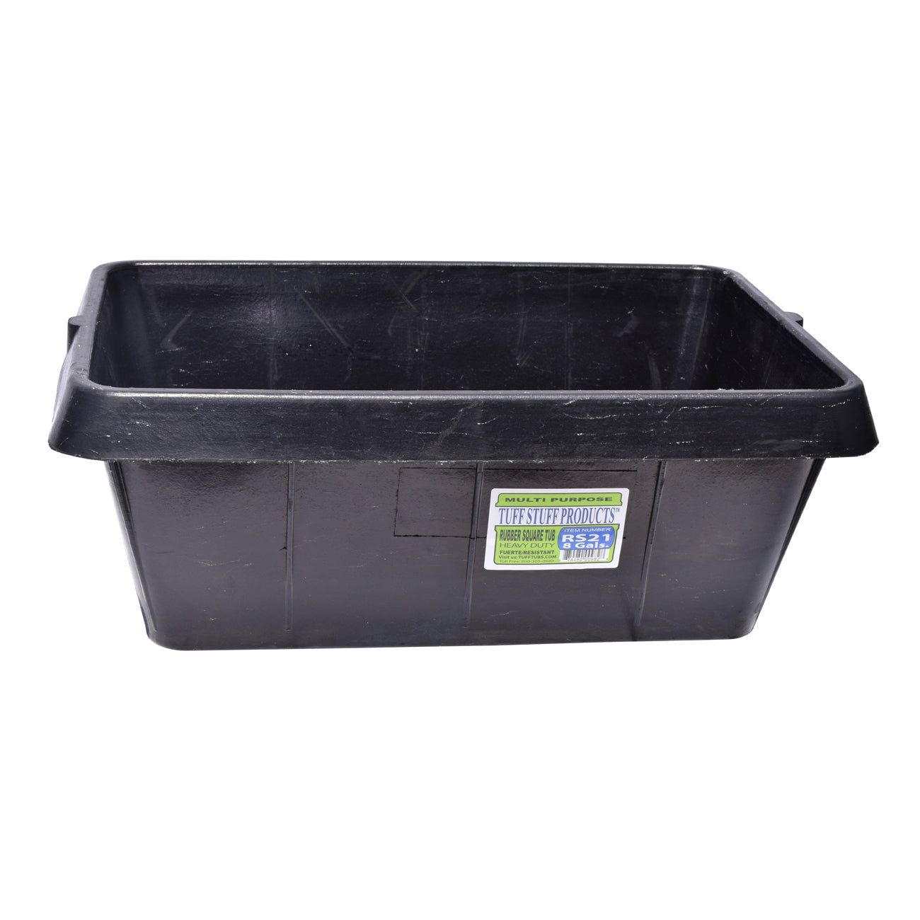 Tuff Stuff rubber square tub 21 qts