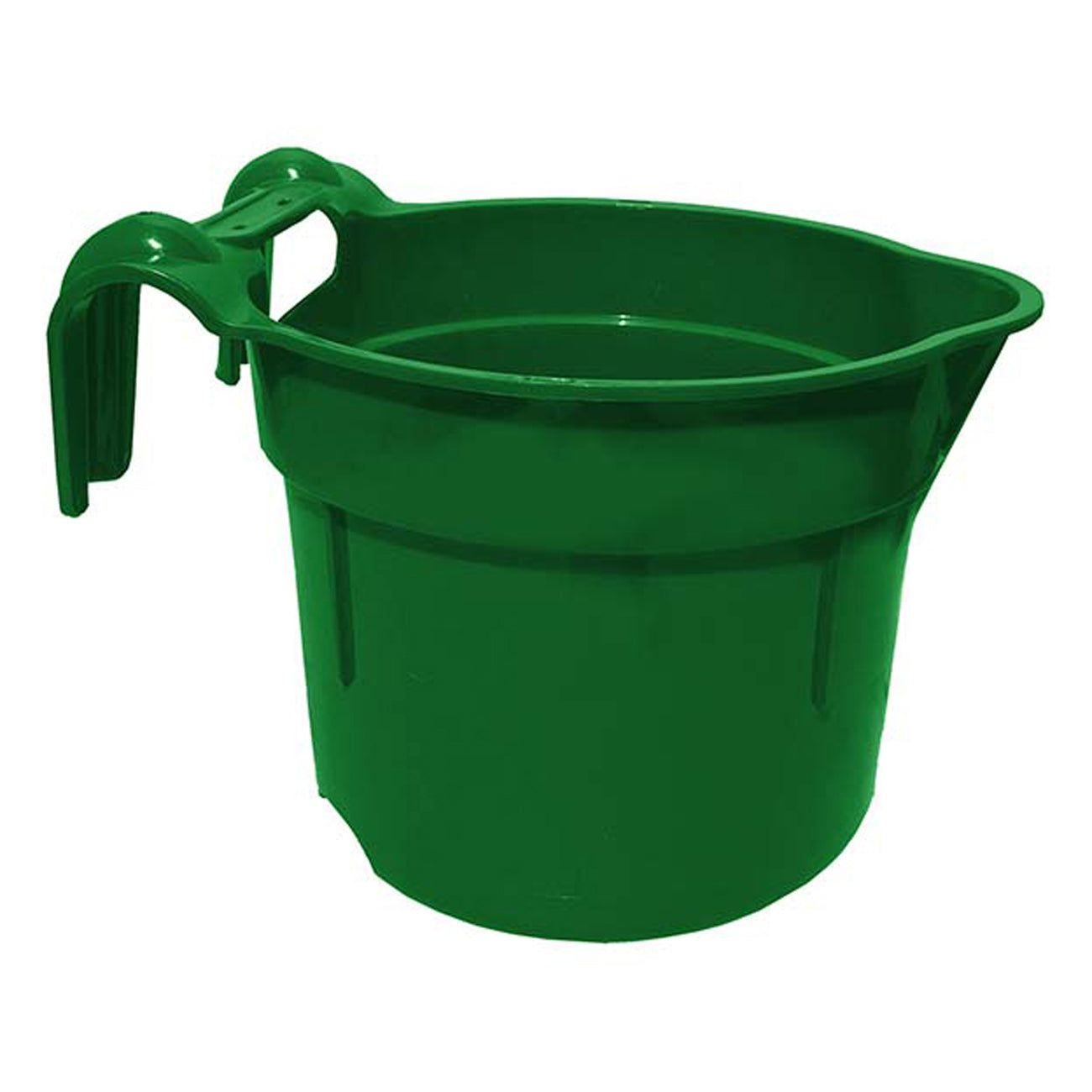 Tuff Stuff round fence feeder 10 qts - green