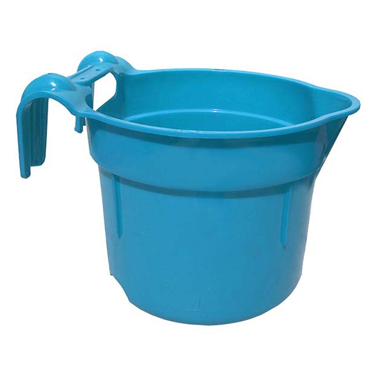 Tuff Stuff round fence feeder 10 qts - blue