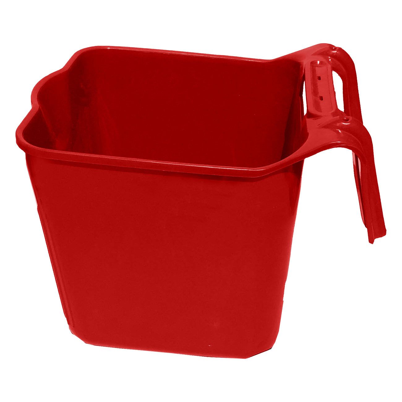 Tuff Stuff square fence feeder 14 qts (Red)