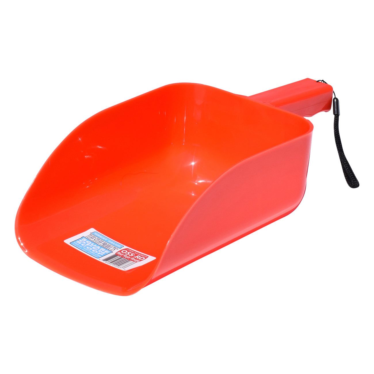 Tuff Stuff open square scoop - red