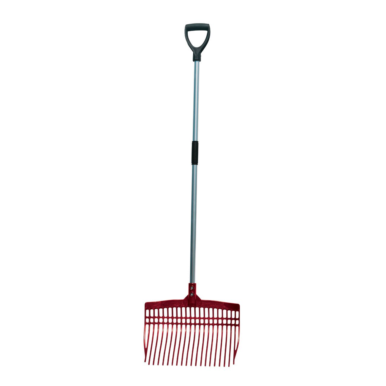 Tuff Stuff super rake w/ aluminum handle - red