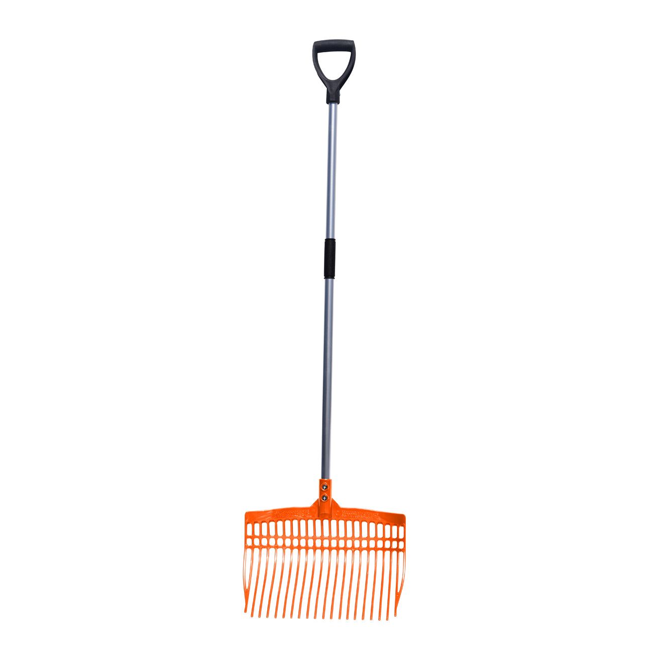 Tuff Stuff super rake w/ aluminum handle - orange