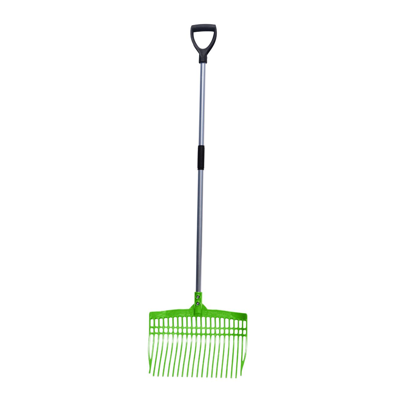 Tuff Stuff super rake w/ aluminum handle - lime green