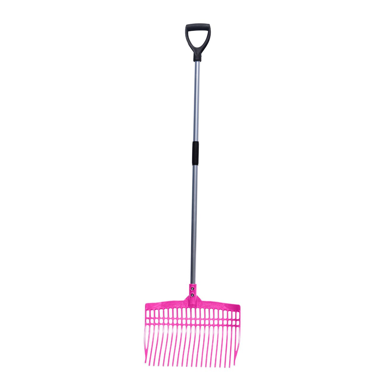 Tuff Stuff super rake w/ aluminum handle - pink