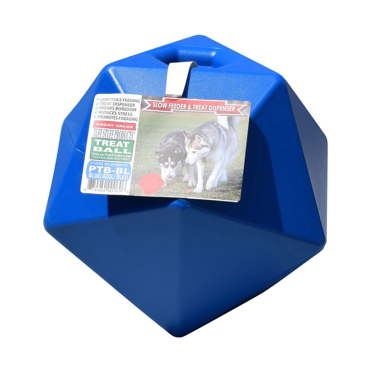 Tuff Stuff horse treat ball - blue