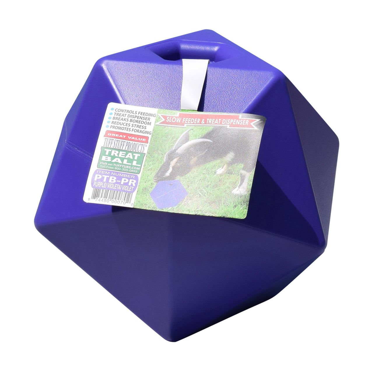 Tuff Stuff horse treat ball - purple