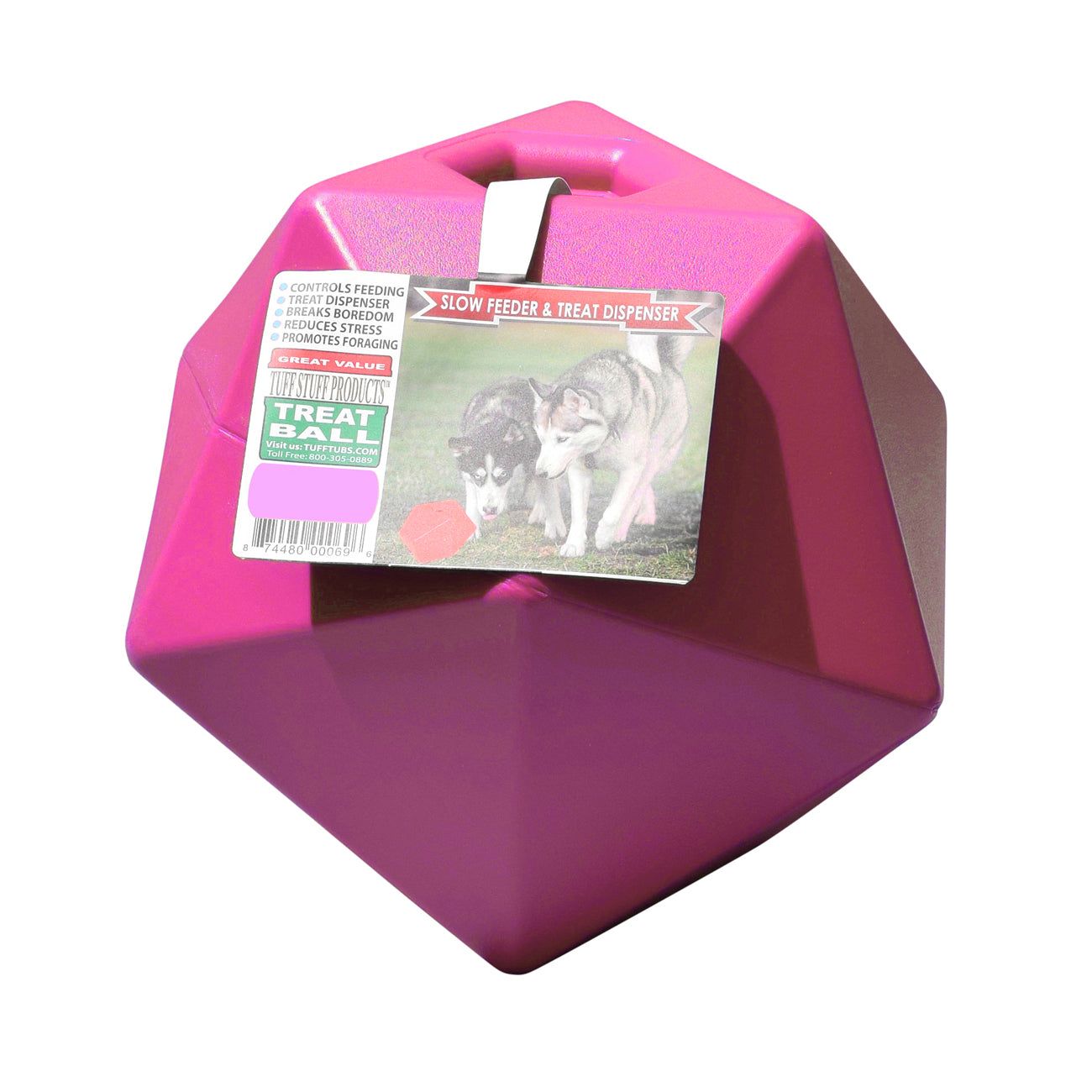 Tuff Stuff horse treat ball - pink