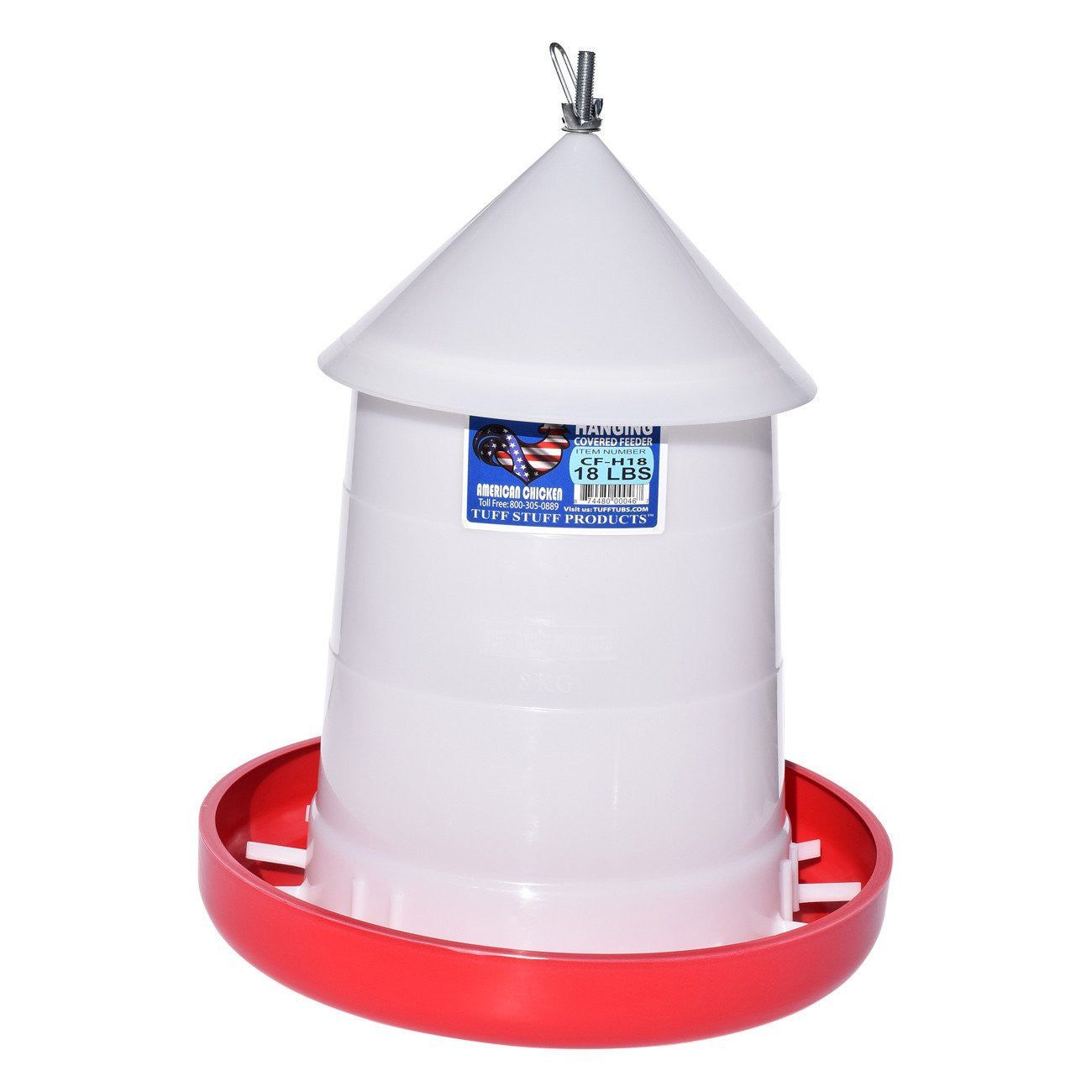 Tuff Stuff poultry HD cover feeder / hanger - 18Lbs