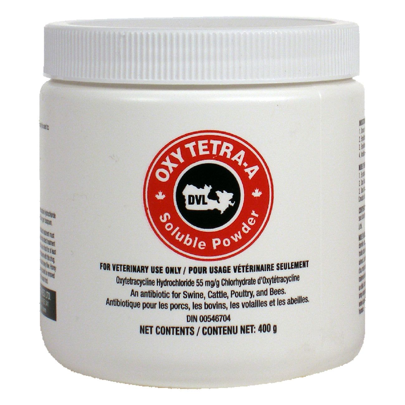 DVL Oxy Tetra-A soluble powder 55mg/g 400g *Rx only*