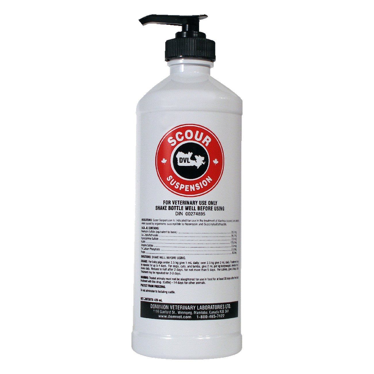 DVL Scour Suspension w/pump 425ml *Rx only*