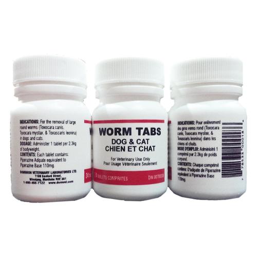 DVL Worm Tabs — Dog & Cat