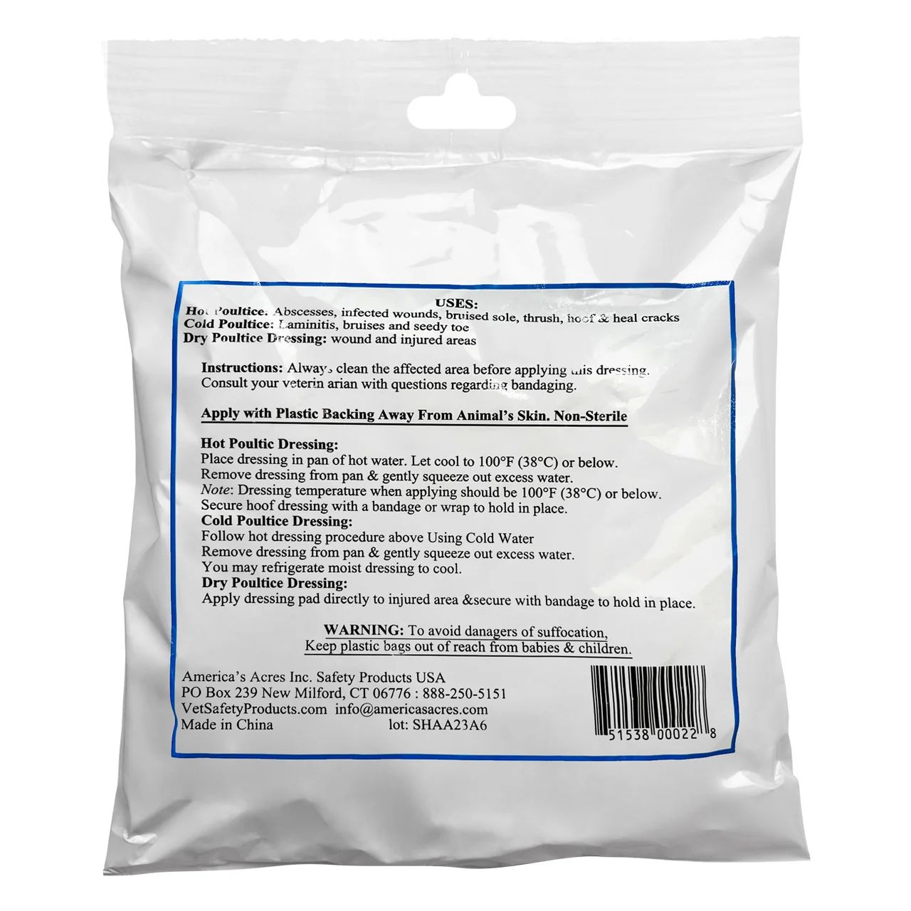 America's Acres AnimalPoultx Hoof Pad 3/pk