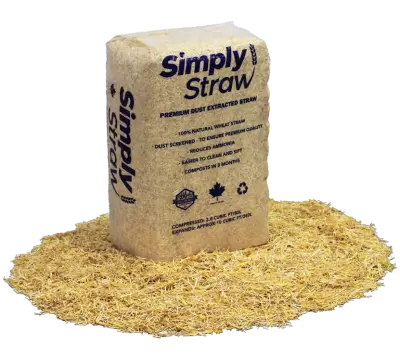 Simply Straw Wheat Straw Bedding 80 L