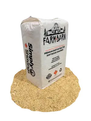 Simply Straw Farm & Barn Wood Shavings 80 L