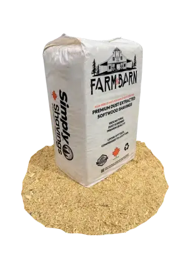 Simply Straw Farm & Barn Wood Shavings 80 L