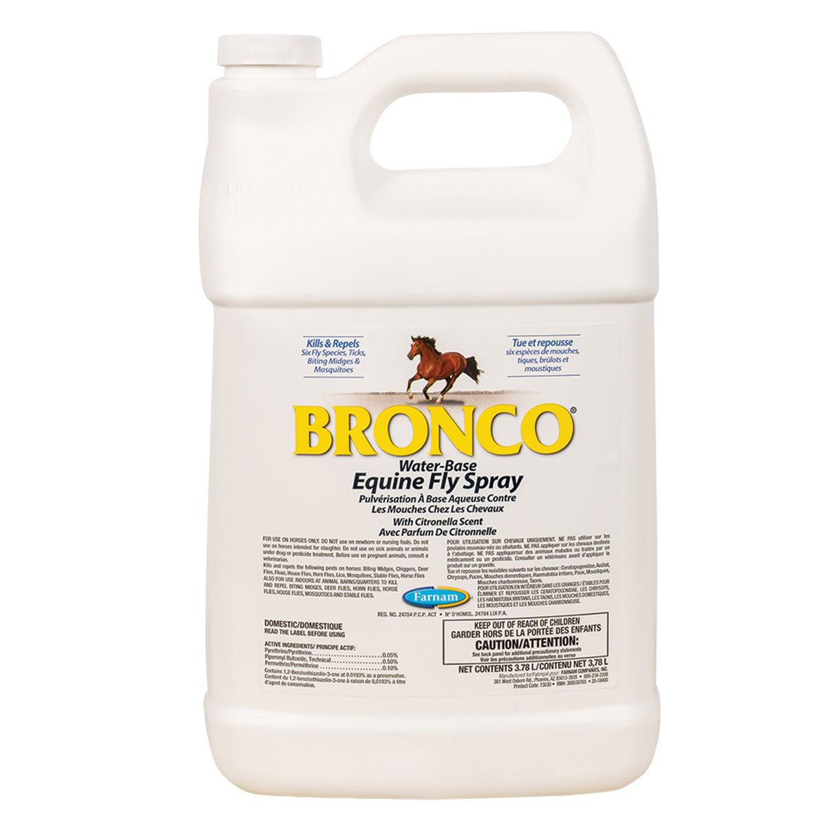 Farnam Bronco Equine Fly Spray 3.8 L refill jug