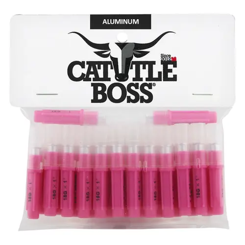 Aluminum hub needles, 18 x 1