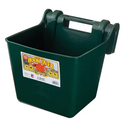 Little Giant 15 Quart hook over feeder economy, Green (HF15)