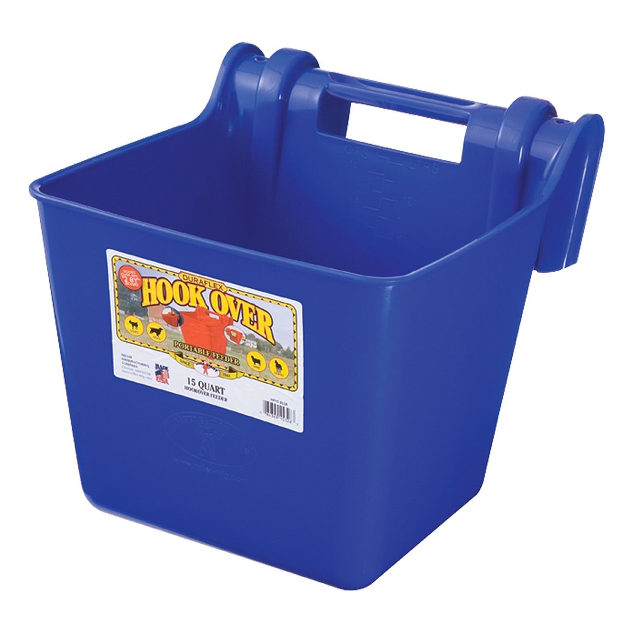 Little Giant 15 Quart hook over feeder economy, Blue (HF15)