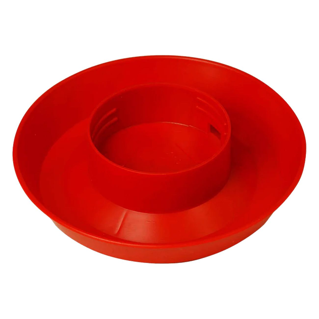 Little Giant 1 Quart Screw-On Poultry Waterer Base w/ Perf Carton, Red (742)