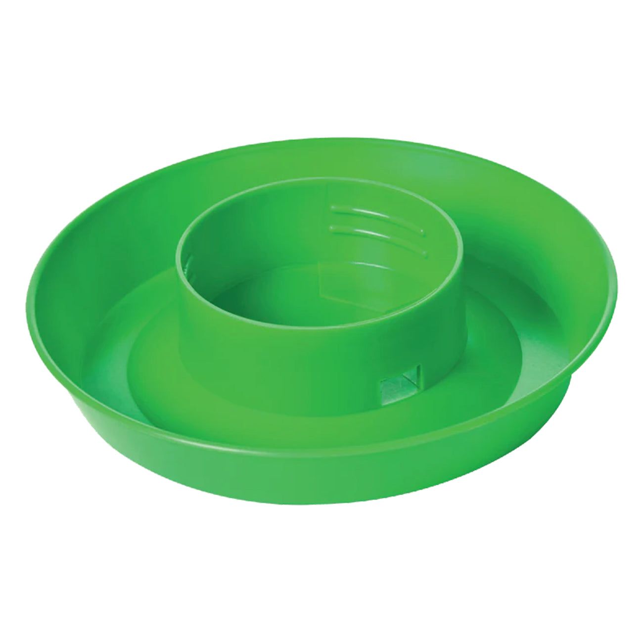 Little Giant 1 Quart Screw-On Poultry Waterer Base w/ Perf Carton, Lime Green (742)