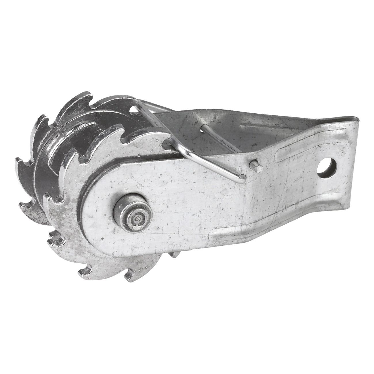 CORRAL tension arm for in-line strainer