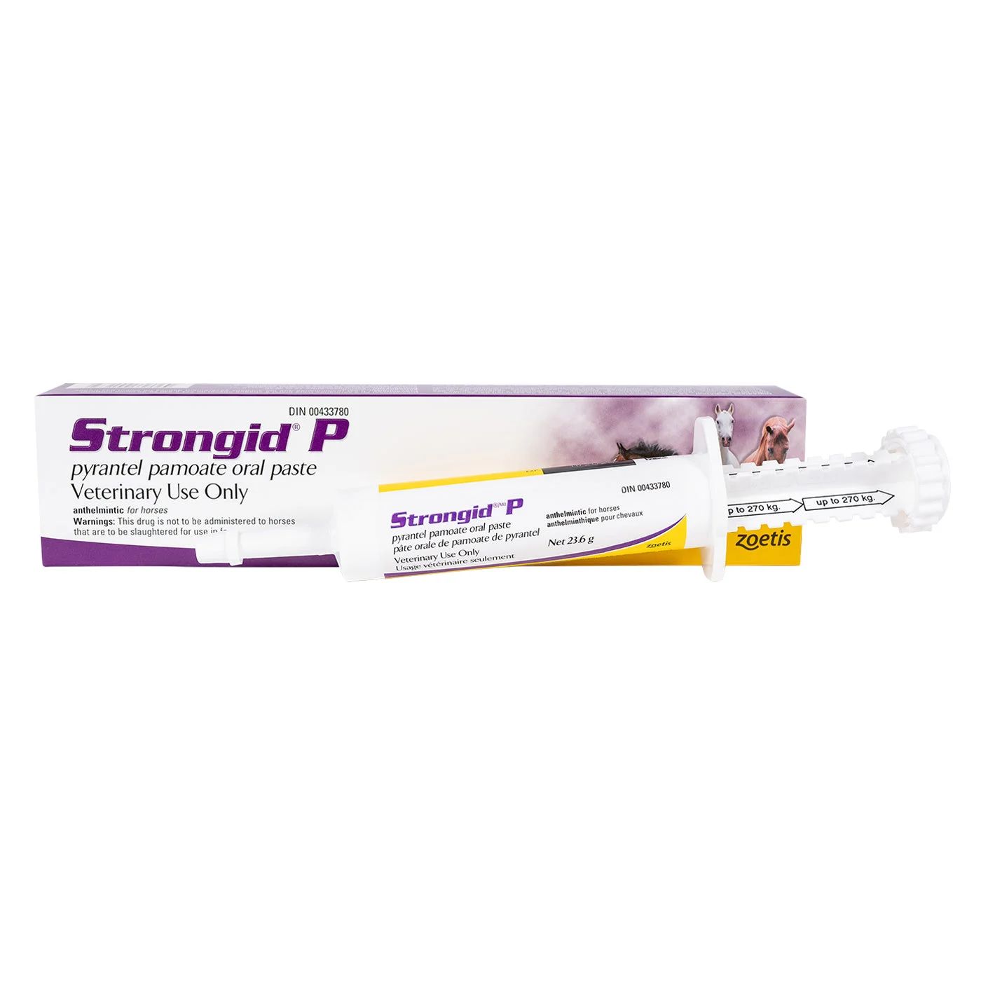 Strongid P Dewormer 23.6g Pyrantel Pamoate oral paste