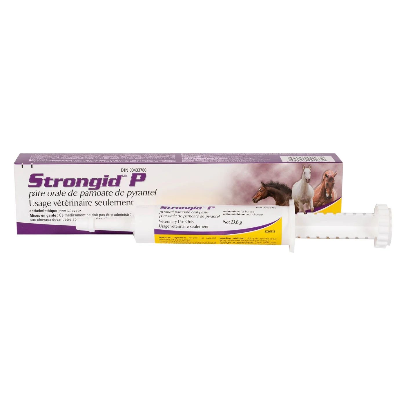 Strongid P Dewormer 23.6g Pyrantel Pamoate oral paste
