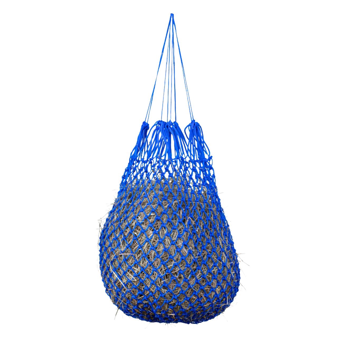 Hay net feeder 3x3cm mesh no ring (blue)
