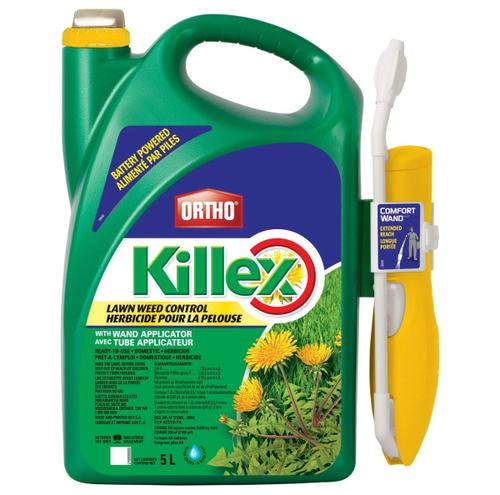 Ortho Killex Ready-To-Use Lawn Weed Control 4 L jug with wand applicator