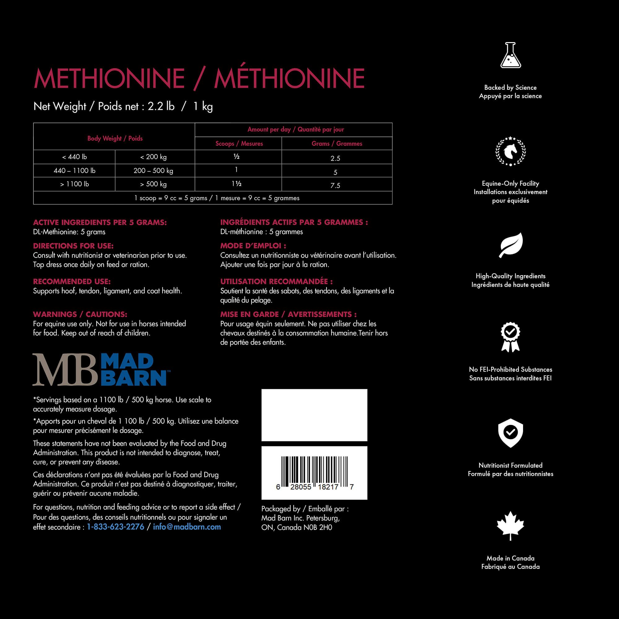 Mad Barn DL-Methionine