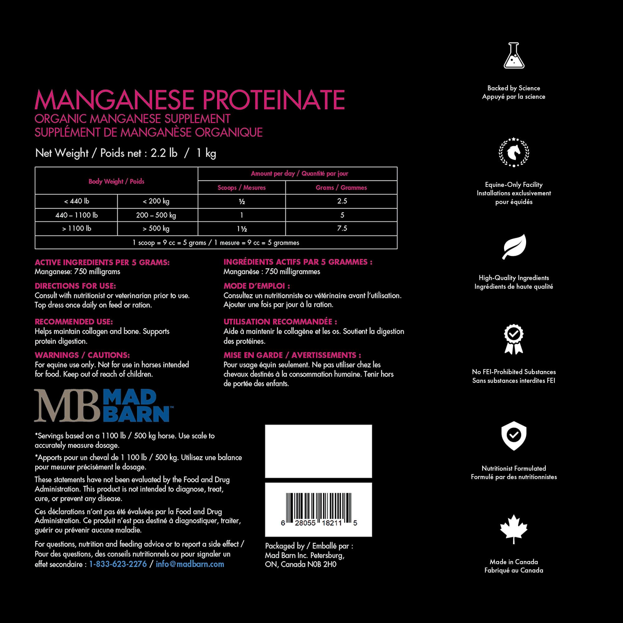 Mad Barn Manganese Proteinate 15%