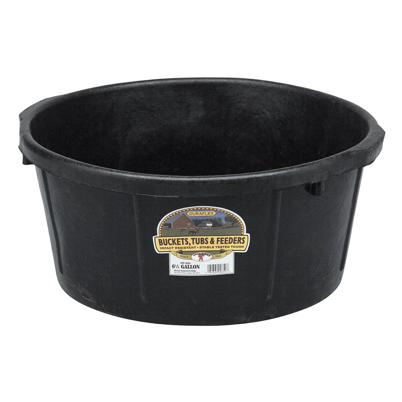 Little Giant 6.5 Gallon Rubber All-Purpose Tub (HP650)