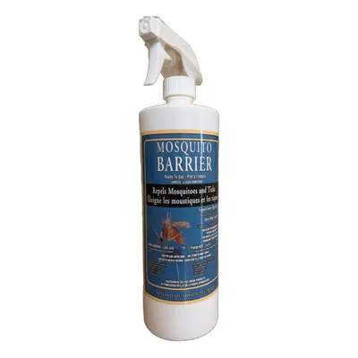 Mosquito Barrier Ready To Use garlic mosquito and tick repellent spray 946 mL, front