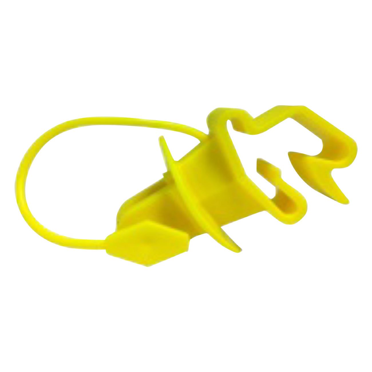 Patriot wrap around t-post pinlock - yellow (25 pack)