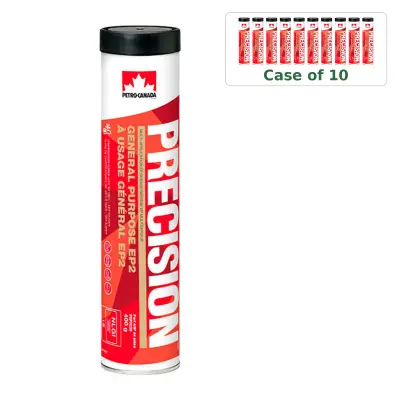 Petro-Canada Precision General Purpose EP2 grease, case of 10 x 400 g tubes
