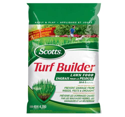 Scotts Turf Builder Lawn Food 30-0-3 5.2 kg / 404 m²