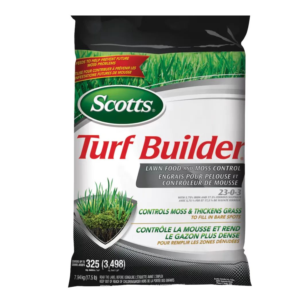 Scotts Turf Builder Lawn Food and Moss Control 23-0-3 7.94 kg / 325 m²