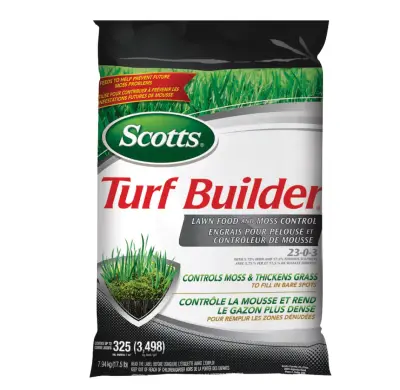 Scotts Turf Builder Lawn Food and Moss Control 23-0-3 7.94 kg / 325 m²