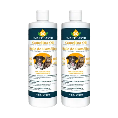 Smart Earth Camelina Oil for Canine 16oz - 2 Pack