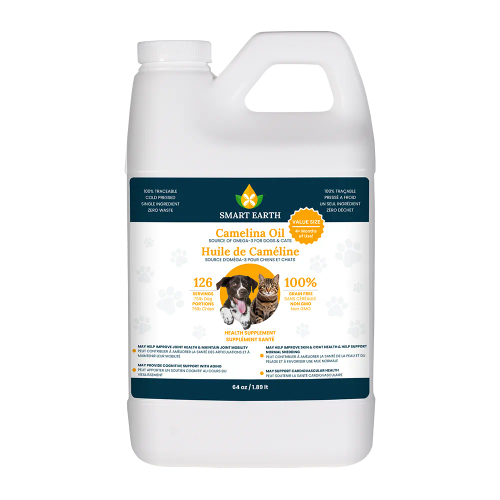 Smart Earth Camelina Oil for Canine 64oz with Pump
