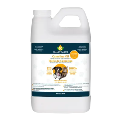 Smart Earth Camelina Oil for Canine 64oz with Pump